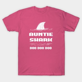 Auntie Shark, Auntie Shark Shirt, Aunt Shark tee, Auntie Doo Doo Doo Shirt, Aunt Gift Shirt, Shark Family Shirts, Aunt Pregnancy Reveal Tee T-Shirt